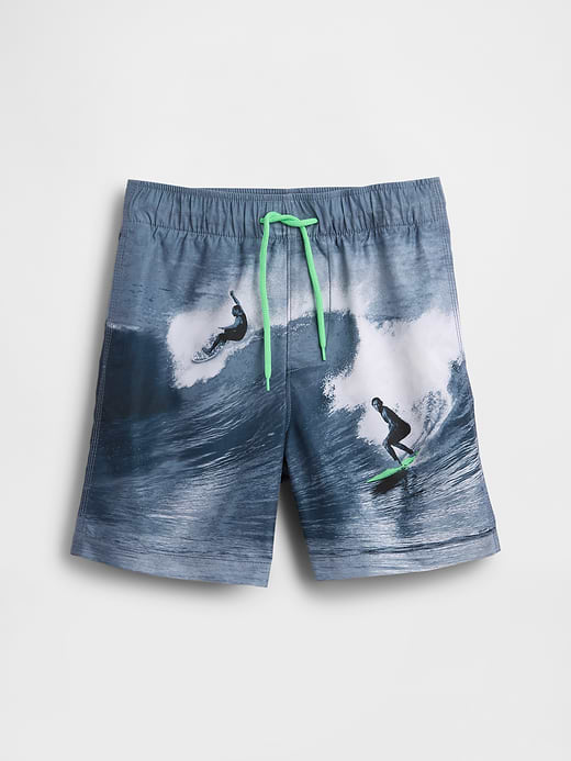 Gap Kids 5" Recycled Swim Trunks — photo 1