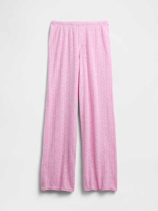 Gap Lightweight CashSoft Pointelle Heart PJ Pants — photo 7