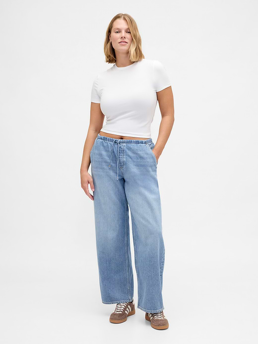 Gap Low Rise UltraSoft Easy '90s Loose Stripe Jeans — photo 6