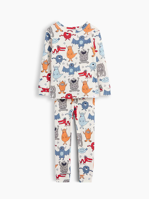 Gap Kids & Baby Organic Brushed Cotton Glow-In-The-Dark Skeleton PJ Set — photo 1