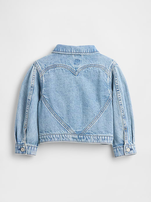 Gap Baby & Toddler Heart Denim Jacket — photo 3