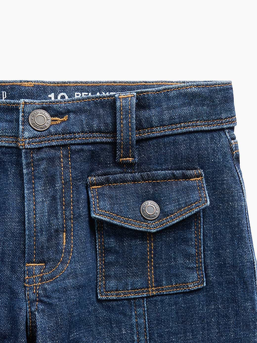 Gap Kids Low Rise Relaxed Flare Jeans — photo 7