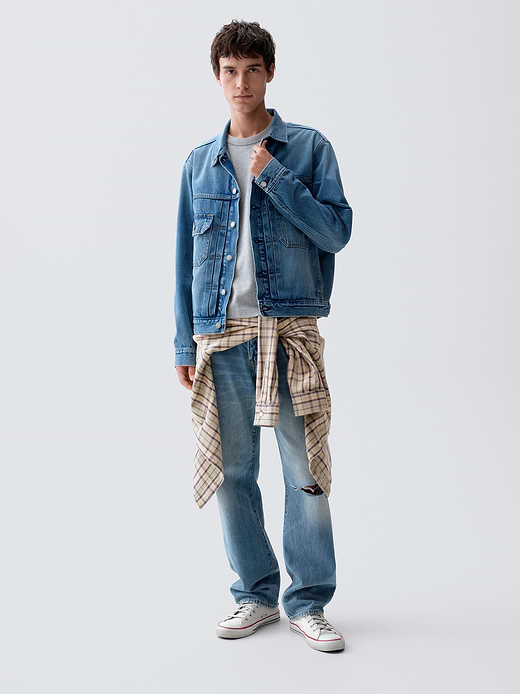 Gap Relaxed Straight Jeans — photo 8