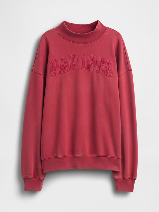 Gap Heavyweight French Terry Oversized Mockneck Sweatshirt — photo 6