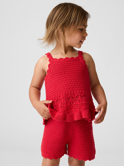 Gap Baby & Toddler Crochet Scalloped Tank Top — photo 1