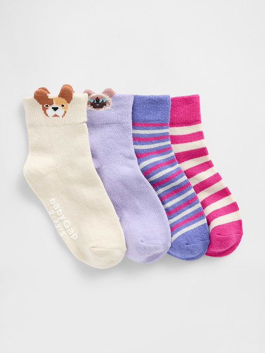 Gap Baby & Toddler Quarter Crew Socks — photo 1