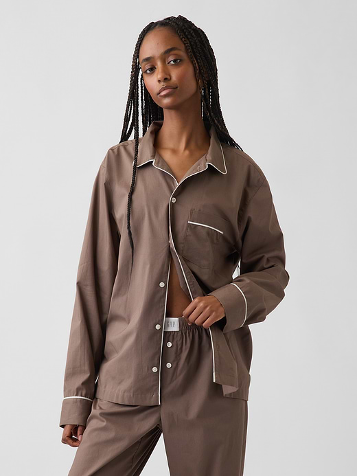 Gap Poplin PJ Shirt — photo 1