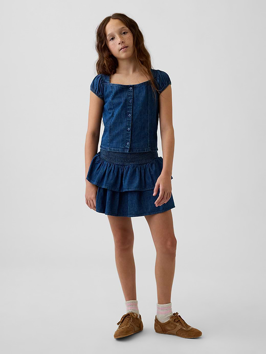 Gap Kids Smocked Mini Skort — photo 1