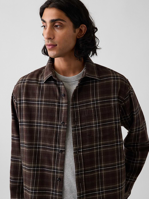 Gap Relaxed Flannel Shirt — photo 5