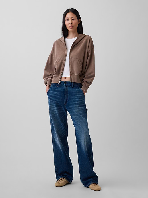 Gap VintageSoft Terry Zip Hoodie — photo 10