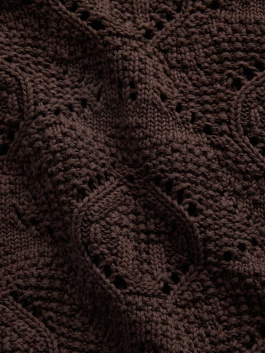 Gap 100% Cotton Crochet Sweater — photo 5