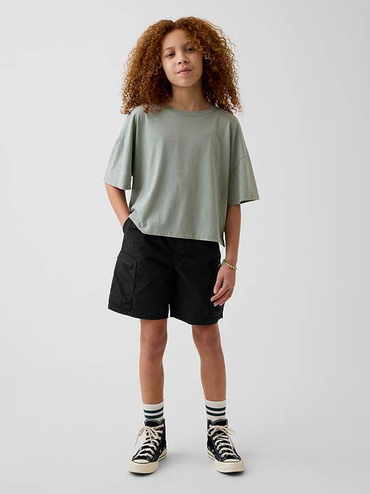 Gap Kids Relaxed Quick-Dry Cargo Shorts — photo 3