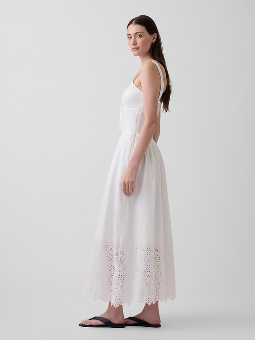 Gap Lace-Up Corset Maxi Dress — photo 4
