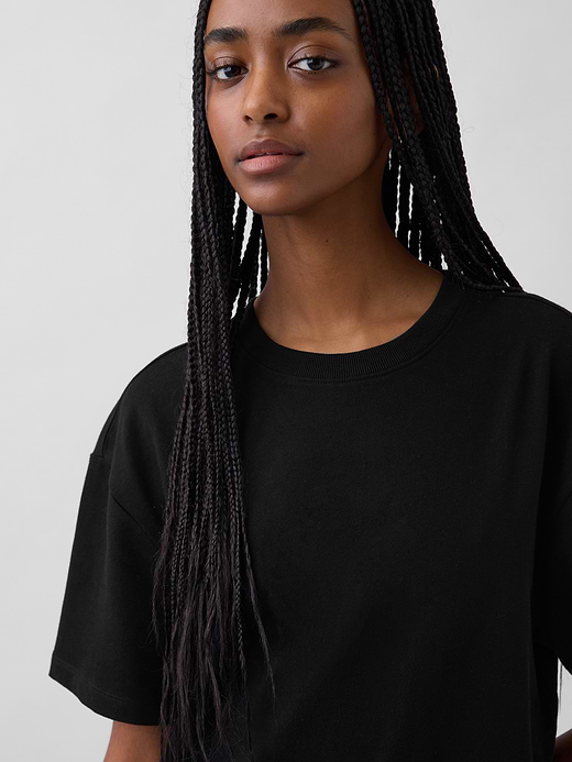 Gap Heavyweight Oversized Maxi T-Shirt Dress — photo 5