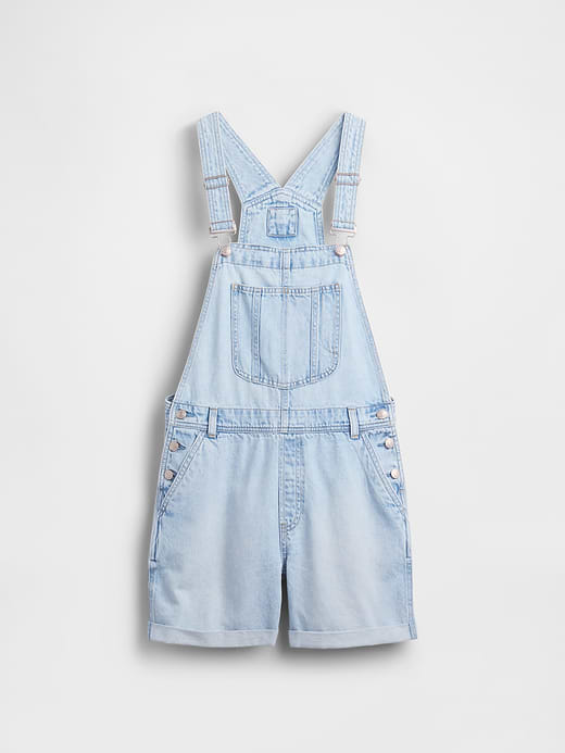 Gap '90s Loose Denim Shortalls — photo 6