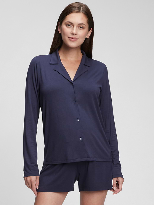 Gap Maternity Modal PJ Shirt — photo 1