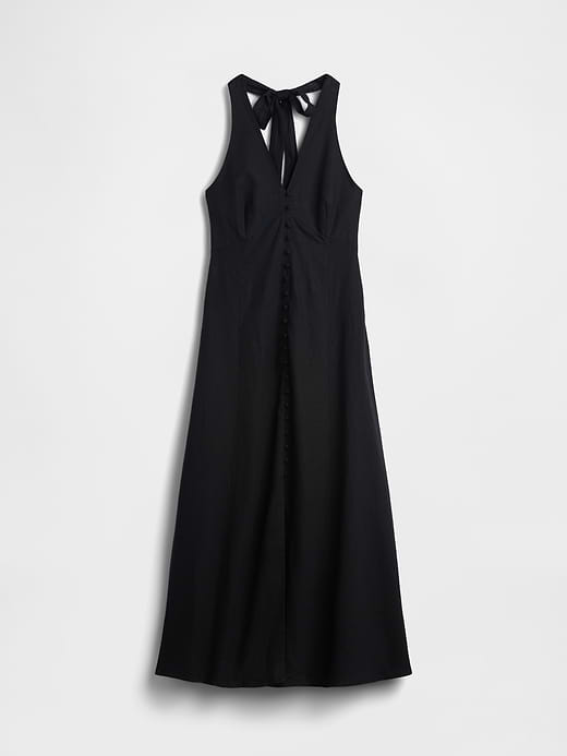 Gap Linen-Blend Halter Maxi Dress — photo 6