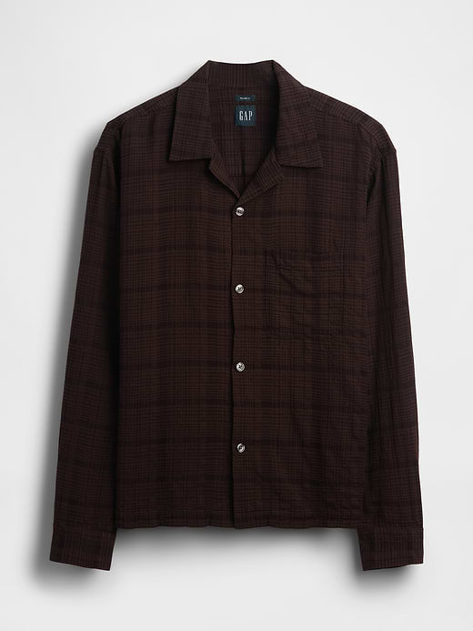 Gap Relaxed Straight-Hem Seersucker Shirt — photo 6