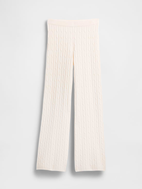 Gap CashSoft Cable-Knit Sweater Pants — photo 7