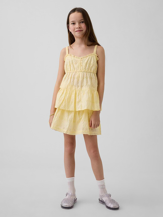 Gap Kids Eyelet Foldover Skort — photo 1