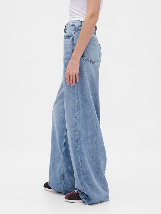 Gap Mid Rise UltraSoft Baggy Jeans — photo 4