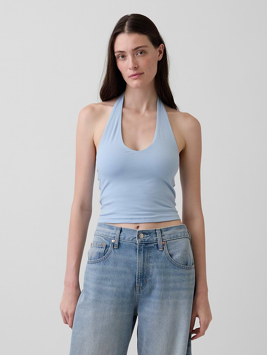 Gap CloseKnit Halter Crop Top — photo 1