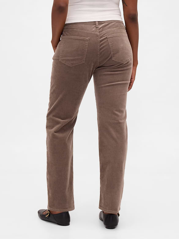 Gap Low Rise Corduroy '90s Slim Straight Pants — photo 7