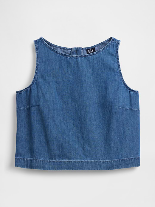Gap Denim Crop Shell Tank Top — photo 10