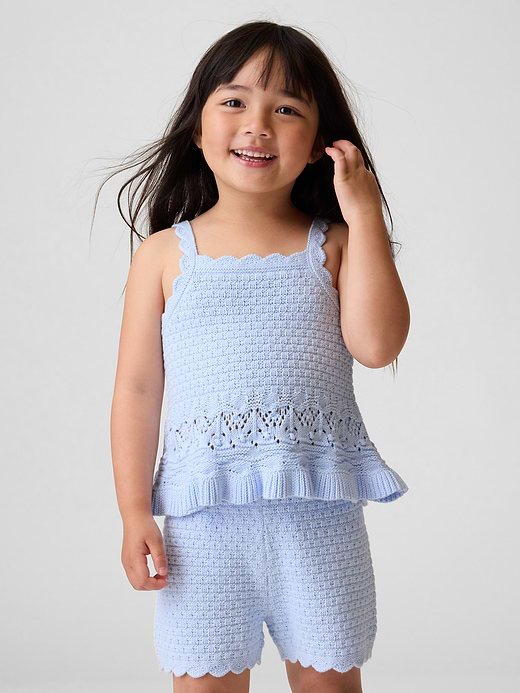 Gap Baby & Toddler Crochet Scalloped Tank Top — photo 1