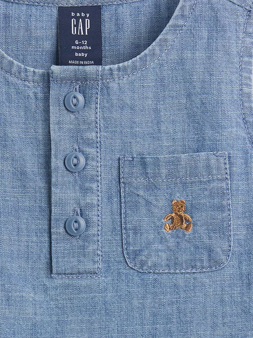 Gap Baby Pocket Denim Outfit Set — photo 4