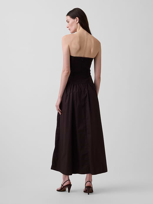 Gap Poplin Drop-Waist Maxi Dress — photo 3