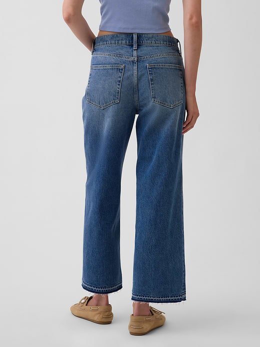 Gap Low Slung Relaxed Crop Jeans — photo 5