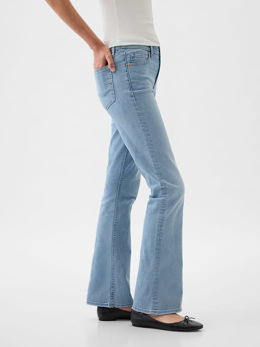 Gap Mid Rise Baby Boot Jeans — photo 4