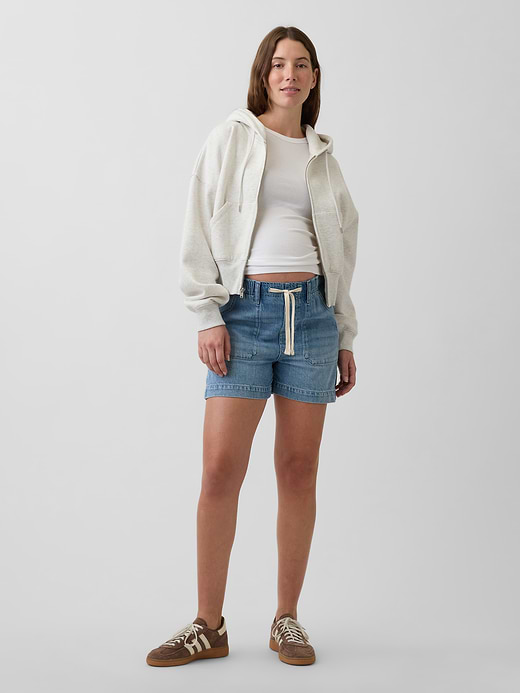 Gap Maternity Full Panel UltraSoft Denim Easy Shorts — photo 1