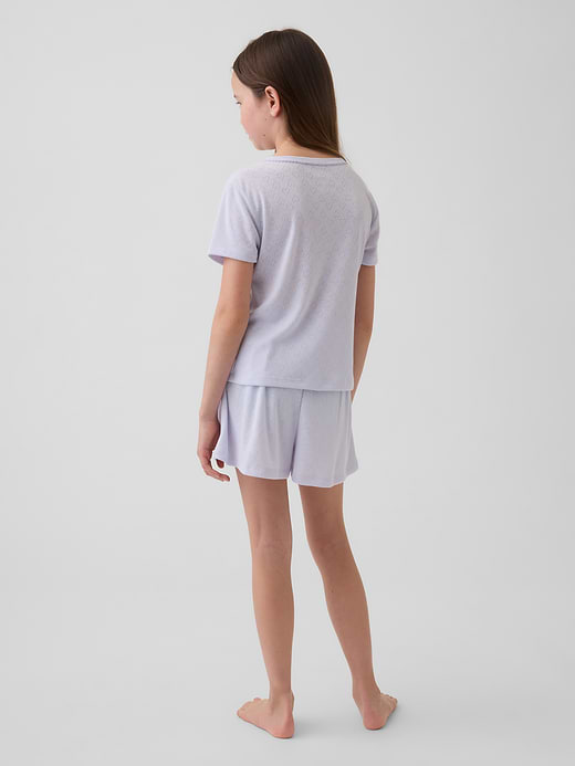 Gap Kids Recycled Pointelle PJ T-Shirt — photo 4