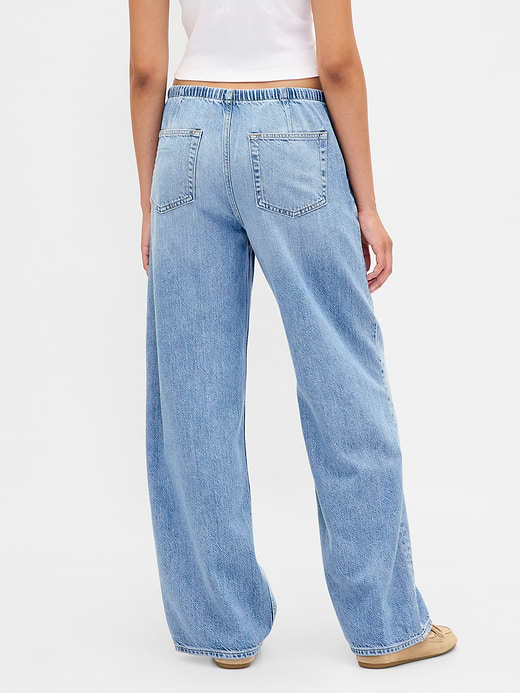Gap Low Rise UltraSoft Easy '90s Loose Stripe Jeans — photo 5