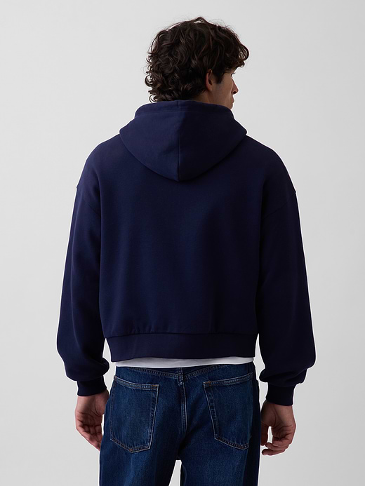 Gap VintageSoft Oversized Crop Zip Hoodie — photo 4