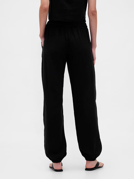 Gap Cotton Gauze Easy Joggers — photo 5