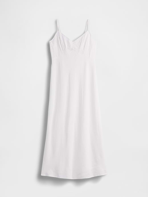 Gap Linen-Blend Embroidered Midi Dress — photo 6