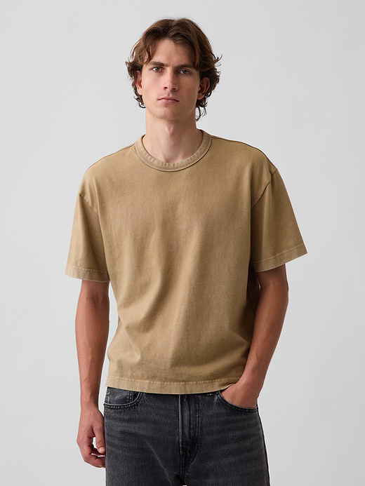 Gap Adult Heavyweight Crop T-Shirt — photo 1