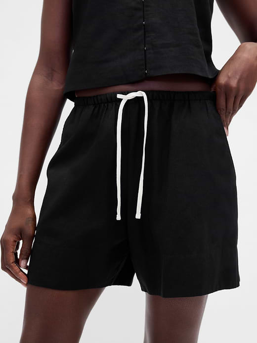 Gap 6" Linen-Blend Easy Shorts — photo 6