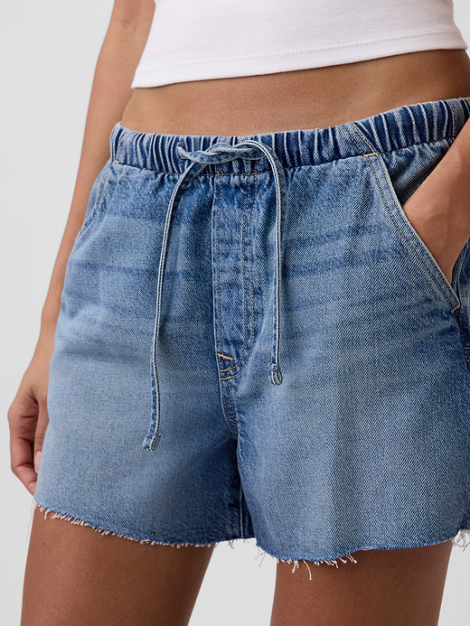 Gap 3.5” Low Slung Easy Denim Shorts — photo 6
