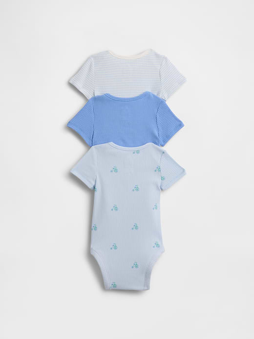 Gap Baby First Favorites TinyRib Bodysuit (3-Pack) — photo 3