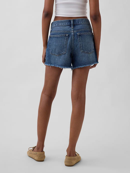 Gap 4" Mid Rise UltraSoft Relaxed Cutoff Shorts — photo 5