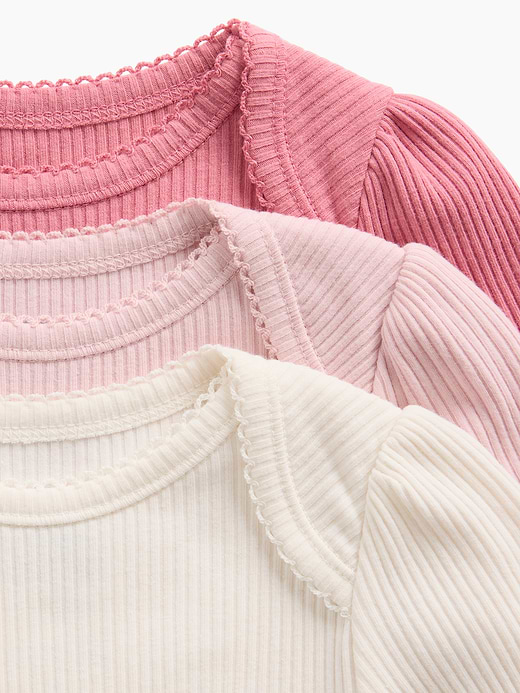 Gap Baby First Favorites TinyRib Bodysuit (3-Pack) — photo 4