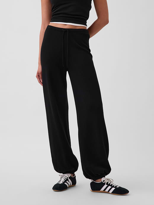 Gap 100% Cotton Relaxed Sweater Joggers — photo 3