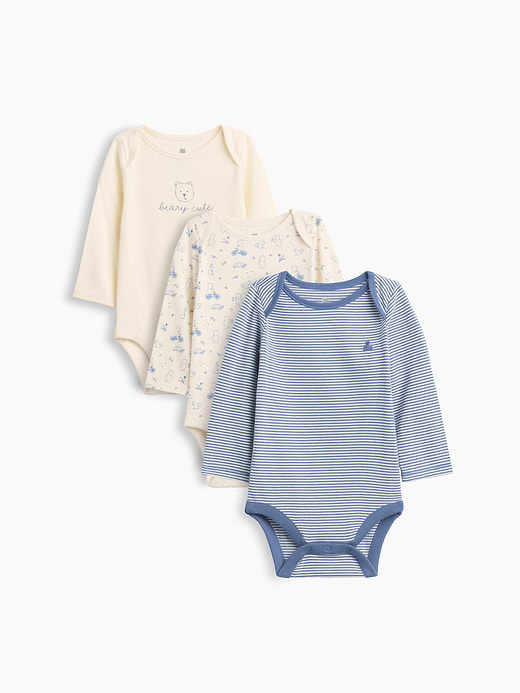 Gap Baby First Favorites TinyRib Bodysuit (3-Pack) — photo 1