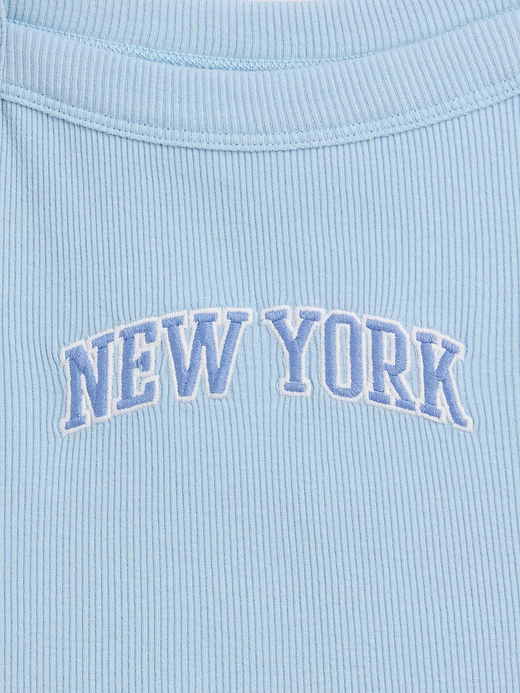 Gap Kids Rib Square-Neck Tank Top — photo 5