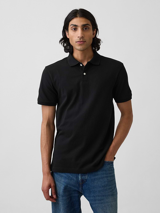 Gap Pique Polo Shirt — photo 1