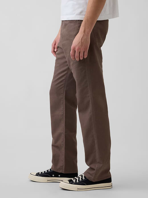 Gap Linen-Cotton Relaxed Straight Pants — photo 4